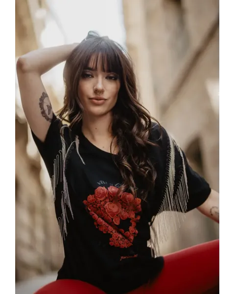 Camiseta Mary Shelley Calavera · Animosa · Colección Amigas