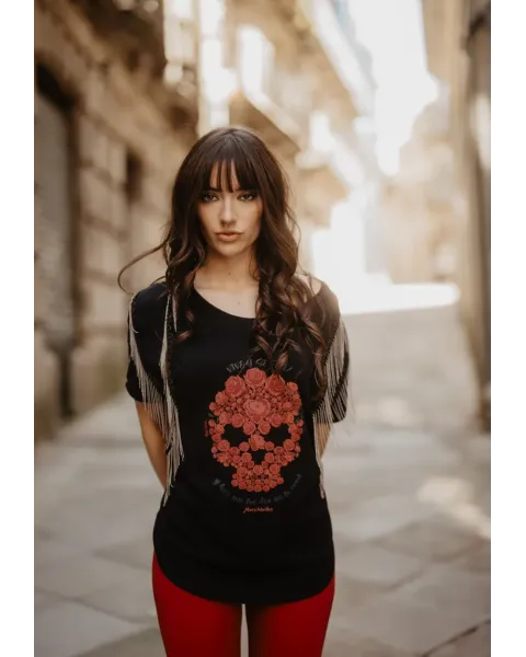 Camiseta Mary Shelley Calavera · Animosa · Colección Amigas