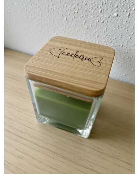 Vela Cedeira | Vela aromática cápsula Cedeira · Alma y Origen