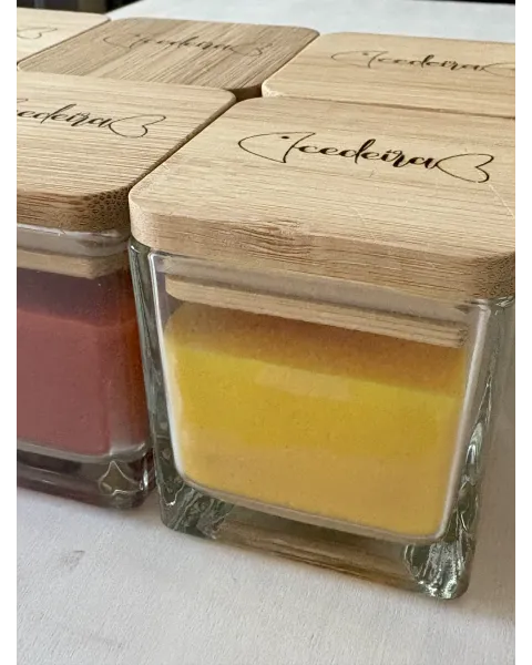 Vela Cedeira | Vela aromática cápsula Cedeira · Alma y Origen