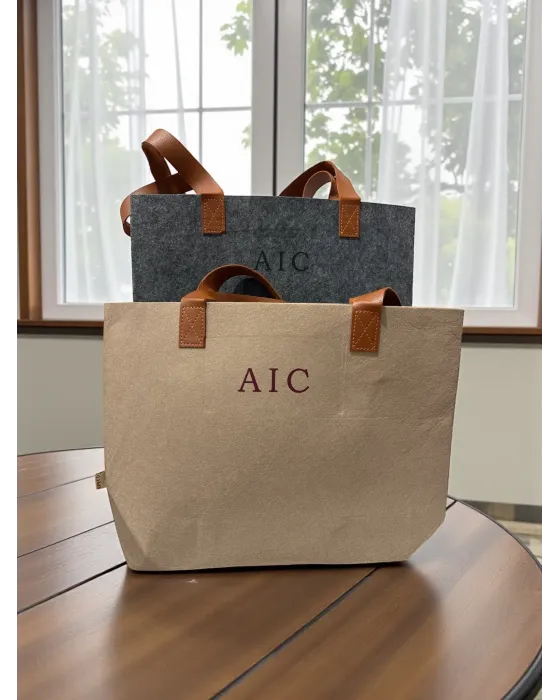Shopper personalizada RPET | Bolsa de fieltro reciclado · Alma y Origen