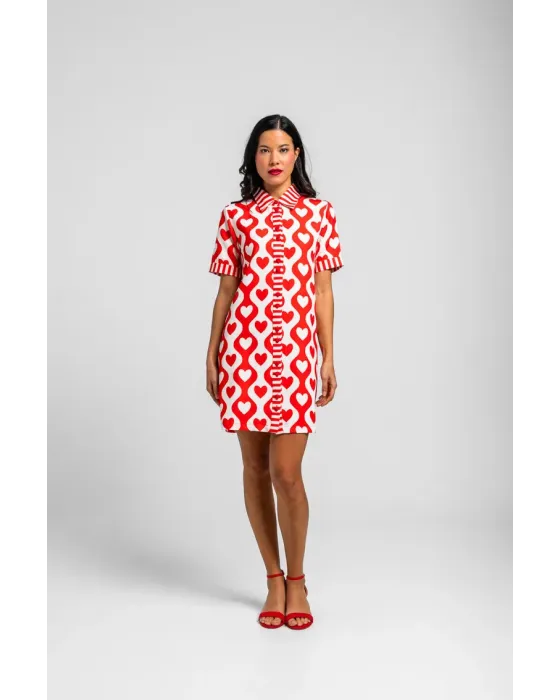 Vestido Camisero Corto More Amor Por Favor · Lolina