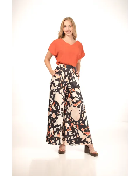 Blusa Malalá Gratitud Teja Escote en Pico | Maldita
