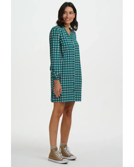 Vestido mini Taylin Sugarhill | Vestido Corazones Retro | Maldita Shop