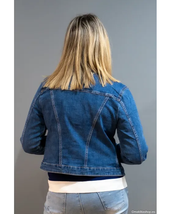 Cazadora Vaquera Corta BuddyBlue | Denim Cropped | Maldita Shop