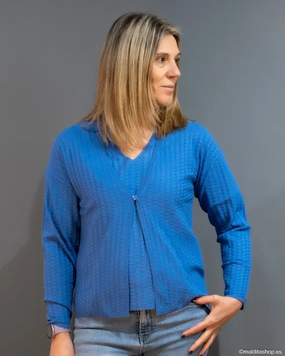 Chaqueta Estructura BuddyBlue Azul | Punto Labrado | Maldita Shop