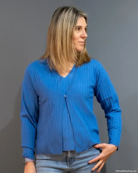 Chaqueta Estructura BuddyBlue Azul | Punto Labrado | Maldita Shop