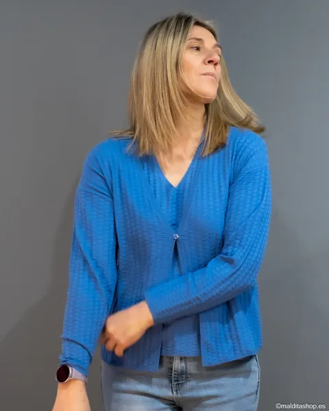 Chaqueta Estructura BuddyBlue Azul | Punto Labrado | Maldita Shop
