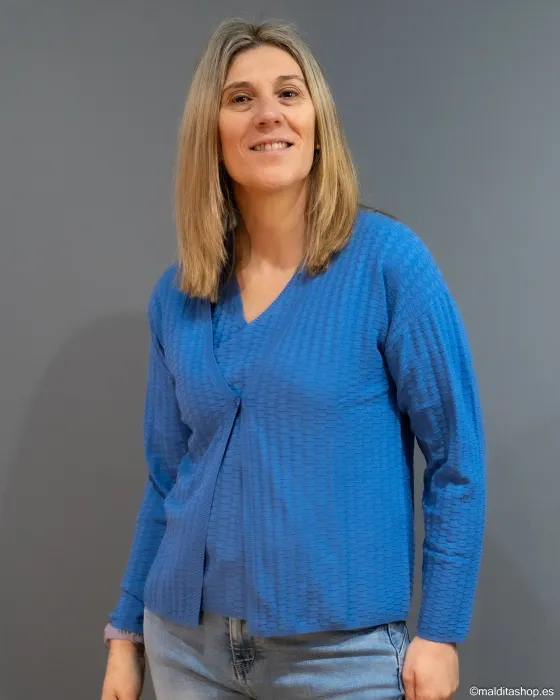 Chaqueta Estructura BuddyBlue Azul | Punto Labrado | Maldita Shop