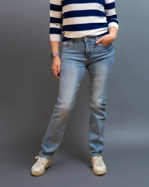 Pantalón Jeans BuddyBlue Recto Push Up | Vaqueros Moldeadores | Maldita Shop