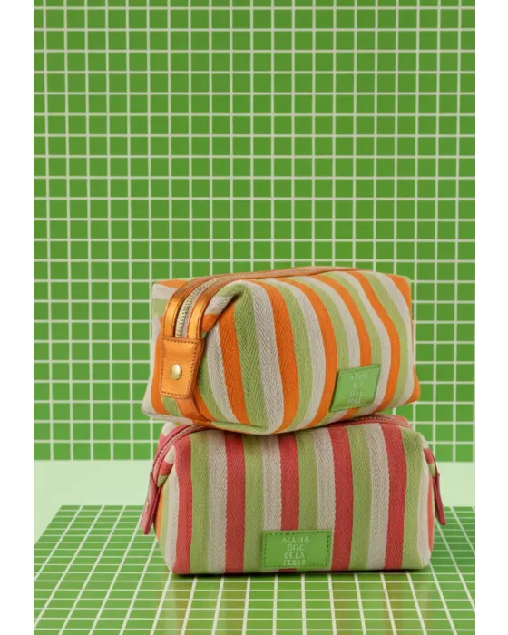 Neceser Mediano Agatha Ruiz de la Prada | Tejido Líneas Lona