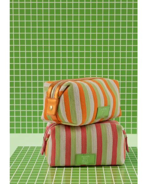 Neceser Mediano Agatha Ruiz de la Prada | Tejido Líneas Lona