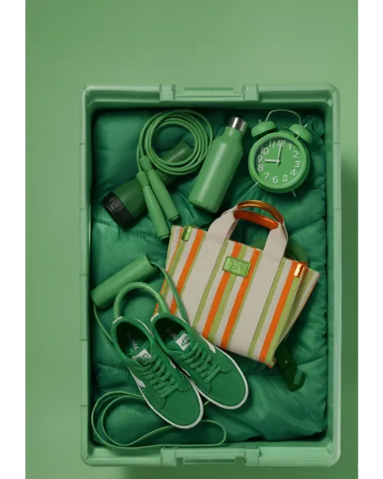 Bolso Tote Agatha Ruiz de la Prada | Tejido Líneas Lona 2
