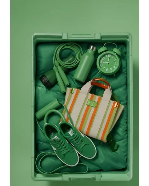 Bolso Tote Agatha Ruiz de la Prada | Tejido Líneas Lona