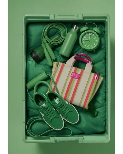 Bolso Tote Agatha Ruiz de la Prada | Tejido Líneas Lona