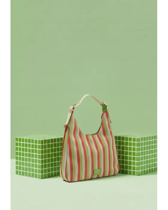 Bolso Hobo Agatha Ruiz de la Prada | Tejido Líneas Lona