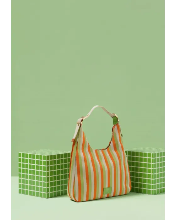 Bolso Hobo Agatha Ruiz de la Prada | Tejido Líneas Lona