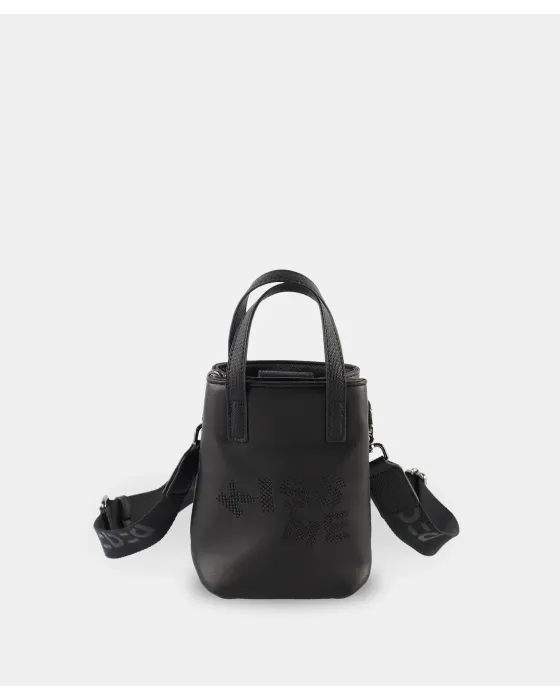 Mini Bolso Bandolera Pepe Moll Shirley Black | Diseño Vertical 2