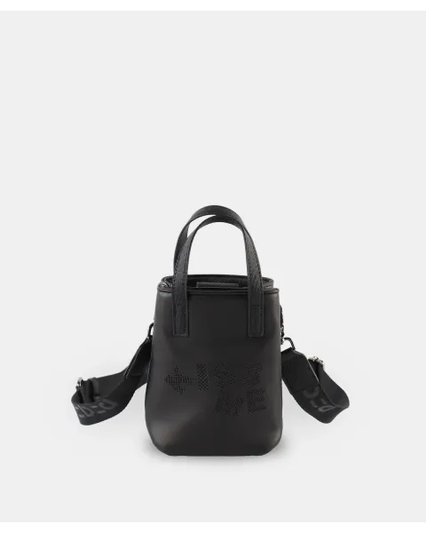 Mini Bolso Bandolera Pepe Moll Shirley Black | Diseño Vertical