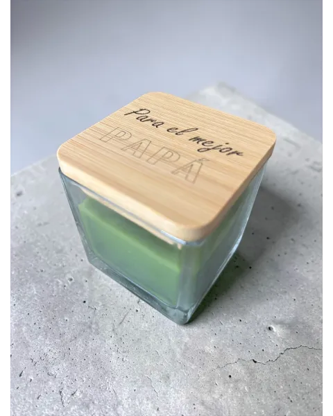 Vela Para el mejor papa | Vela aromática personalizada · Alma y Origen