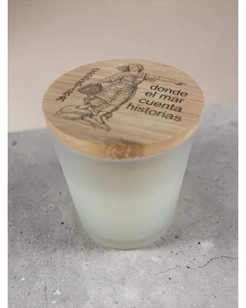 Vela Cedeira A Peixeira | Vela aromática cápsula Cedeira · Alma y Origen