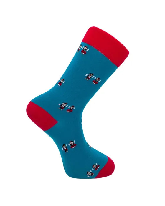 Calcetines SomosOcéano Galegos Azules | Algodón Sin Costuras