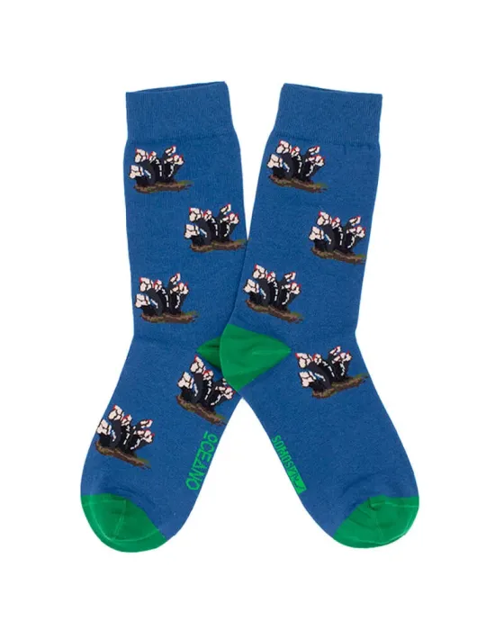 Calcetines SomosOcéano Percebes Azules | Algodón Sin Costuras