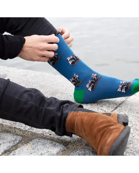 Calcetines SomosOcéano Percebes Azules | Algodón Sin Costuras