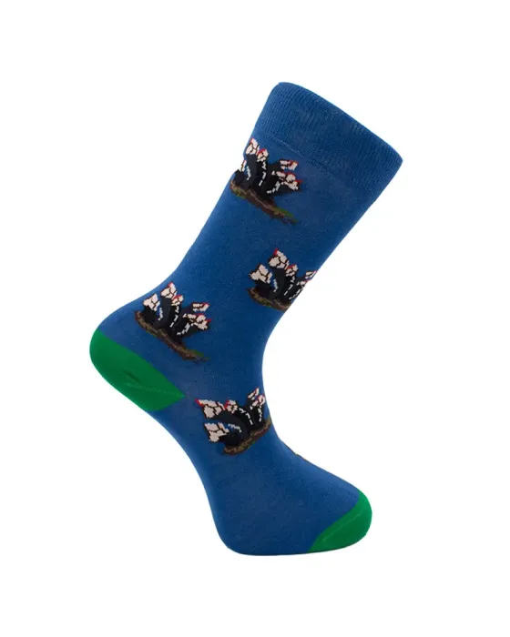 Calcetines SomosOcéano Percebes Azules | Algodón Sin Costuras