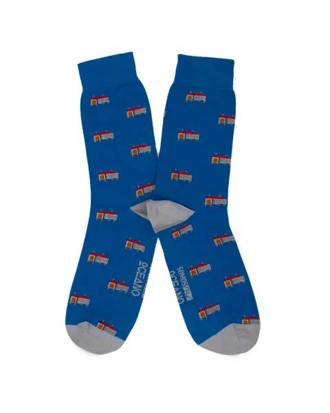 Calcetines SomosOcéano Hórreos Azules | Algodón Sin Costuras
