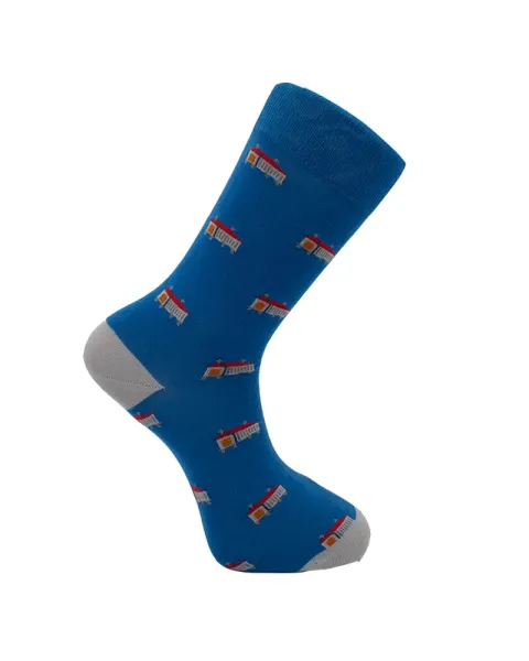Calcetines SomosOcéano Hórreos Azules | Algodón Sin Costuras