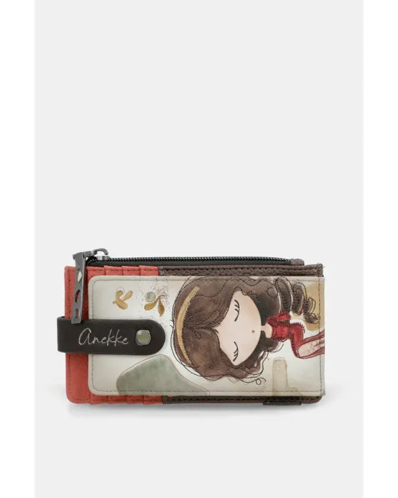 Tarjetero Anekke Muse | Cartera Minimalista Artística 12cm