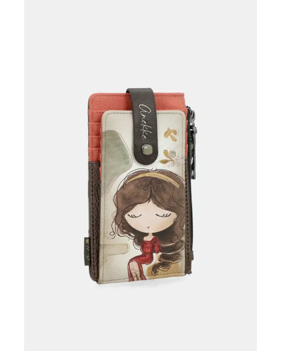Tarjetero Anekke Muse | Cartera Minimalista Artística 12cm
