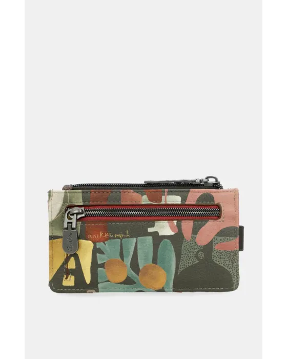 Tarjetero Anekke Muse | Cartera Minimalista Artística 12cm