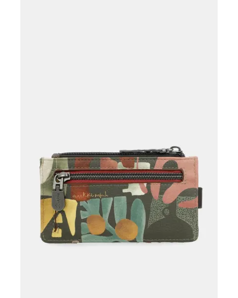 Tarjetero Anekke Muse | Cartera Minimalista Artística 12cm
