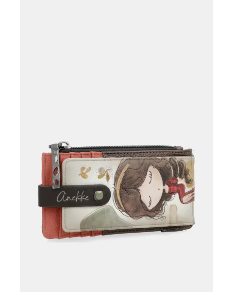 Tarjetero Anekke Muse | Cartera Minimalista Artística 12cm