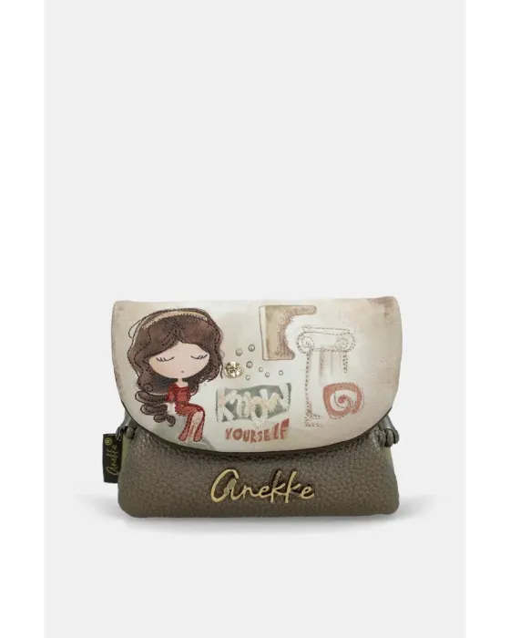 Monedero con solapa Anekke Muse | Cartera Artística 12cm