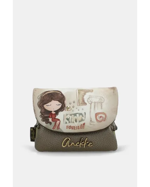 Monedero con solapa Anekke Muse | Cartera Artística 12cm
