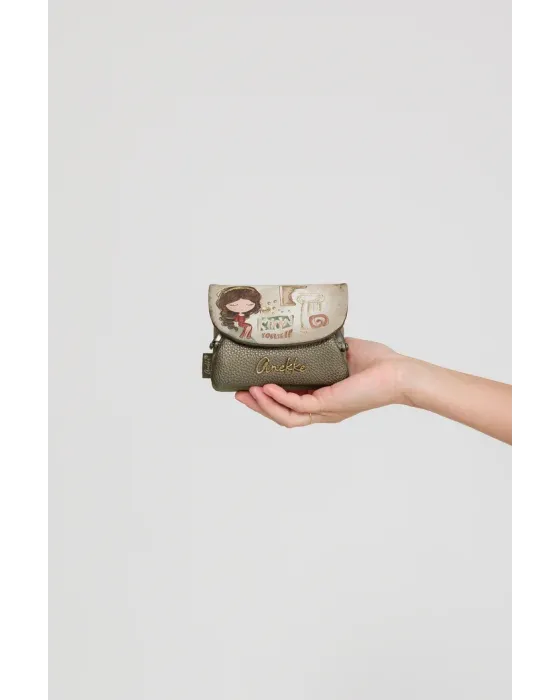 Monedero con solapa Anekke Muse | Cartera Artística 12cm