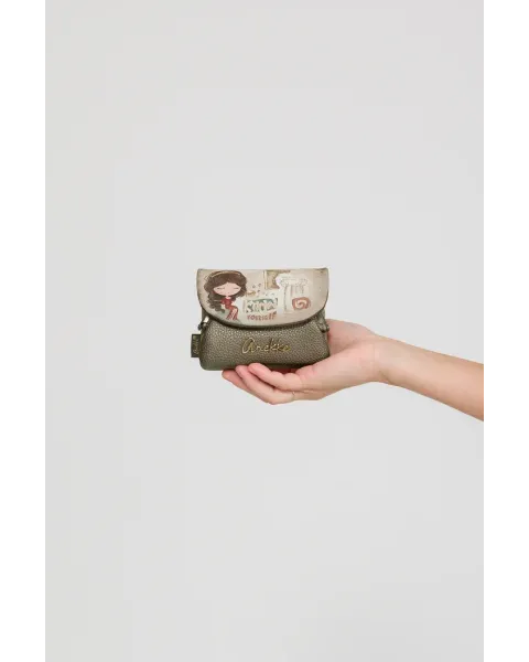 Monedero con solapa Anekke Muse | Cartera Artística 12cm