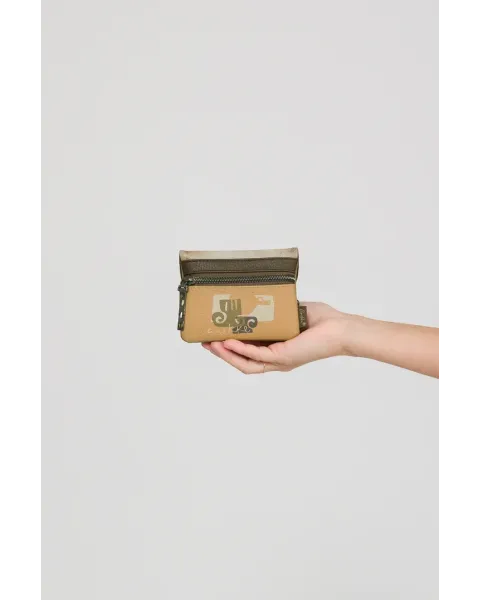 Monedero con solapa Anekke Muse | Cartera Artística 12cm
