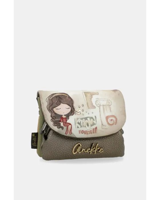 Monedero con solapa Anekke Muse | Cartera Artística 12cm
