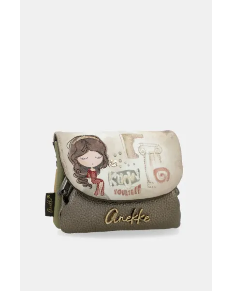 Monedero con solapa Anekke Muse | Cartera Artística 12cm