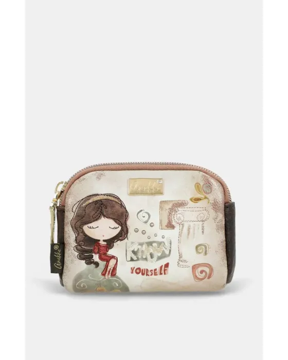 Monedero Pequeño Anekke Muse | Cartera Compacta Artística 12cm