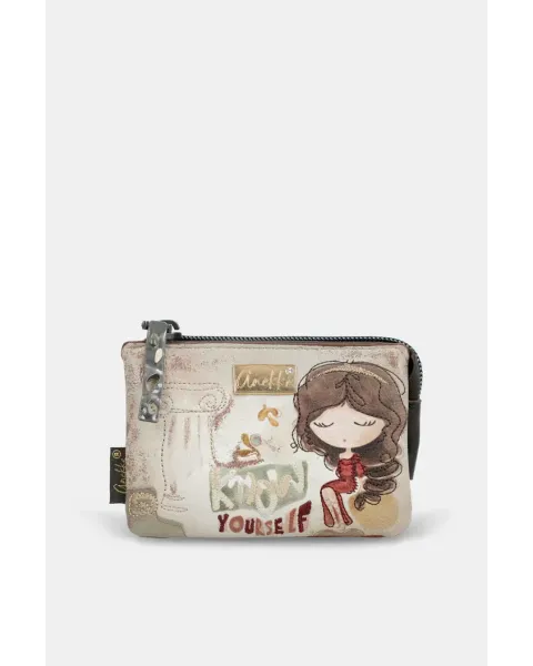 Monedero 3 Compartimentos Anekke Muse | Diseño Artístico 11cm