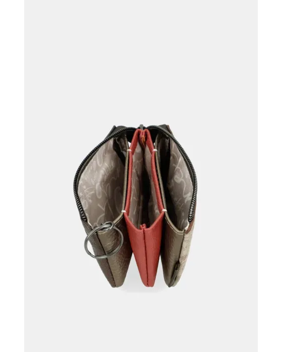 Monedero 3 Compartimentos Anekke Muse | Diseño Artístico 11cm
