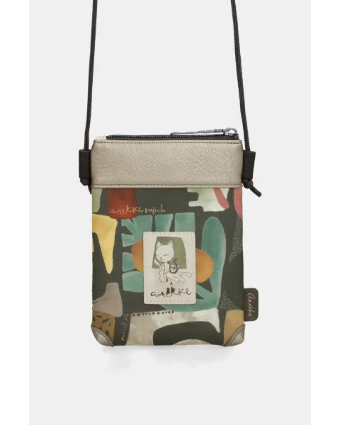 Mini Bandolera Anekke Muse | Bolso Vertical Artístico 12cm