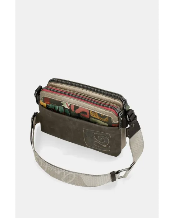 Bandolera 3 compartimentos Anekke Muse | Diseño Artístico 25cm