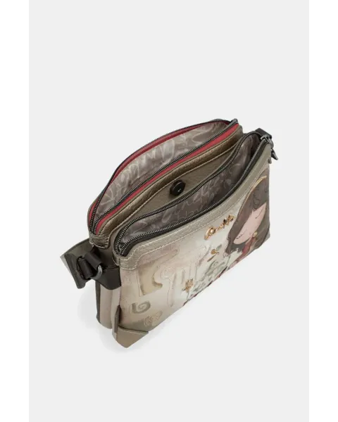 Bandolera 3 compartimentos Anekke Muse | Diseño Artístico 25cm