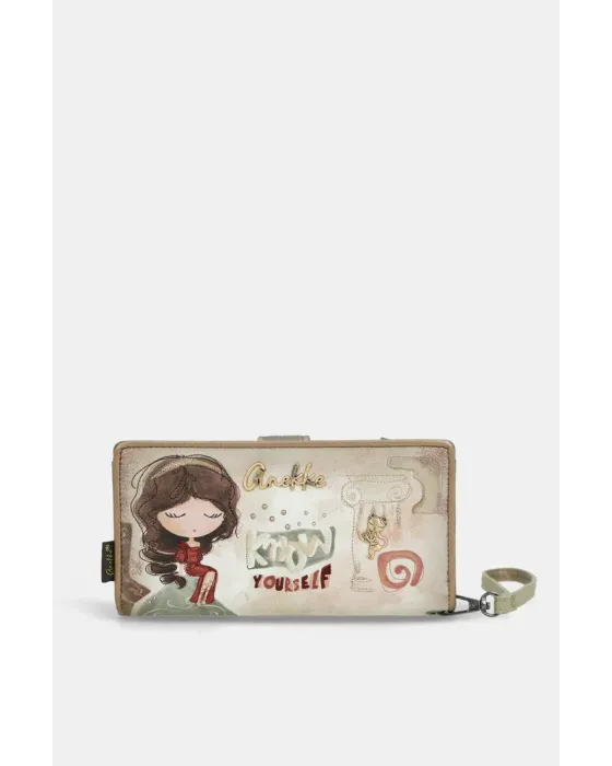 Monedero Grande Anekke Muse RFID | Cartera Clásica 18cm